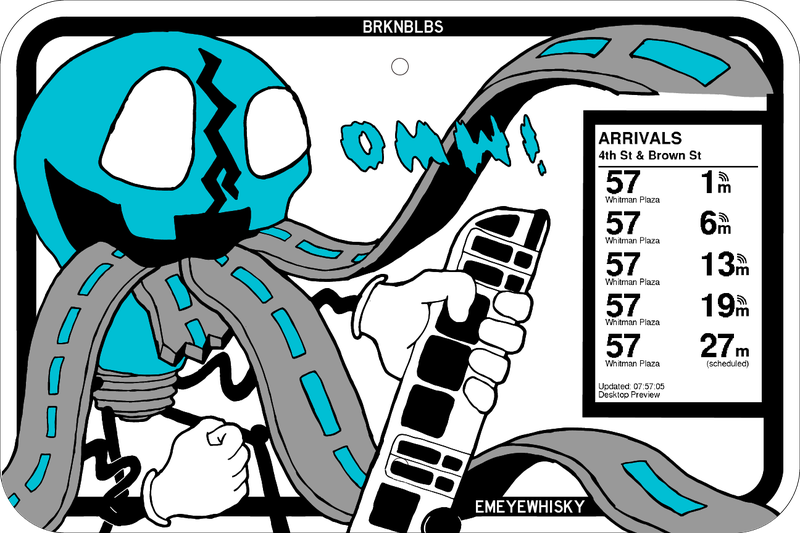 BROKEN BUS STOP - Digital Design