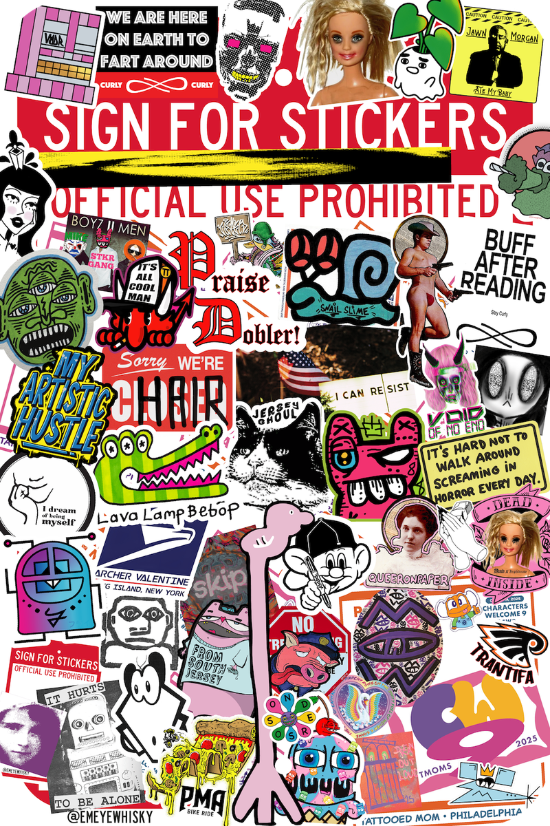 SIGN FOR STICKERS - CW9 - Digital Design