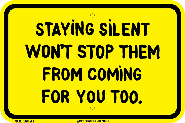 STAYING SILENT